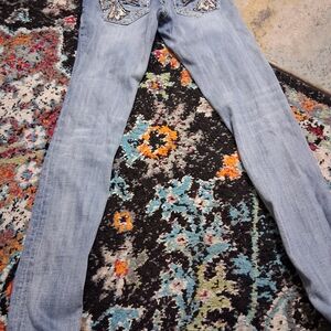 Miss Me Light Blue Skinny Jeans